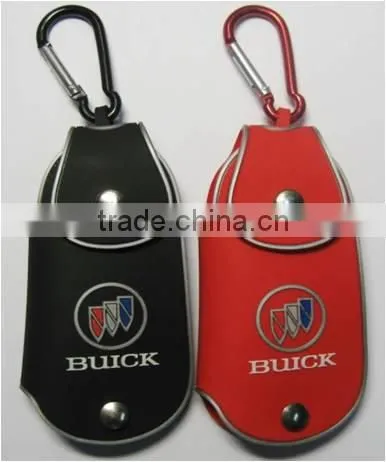 Soft PVC Custom car logo key case