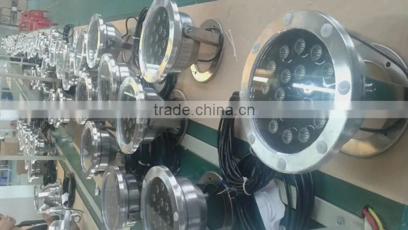 36W DMX RGBW led spring light led underwater light lamp