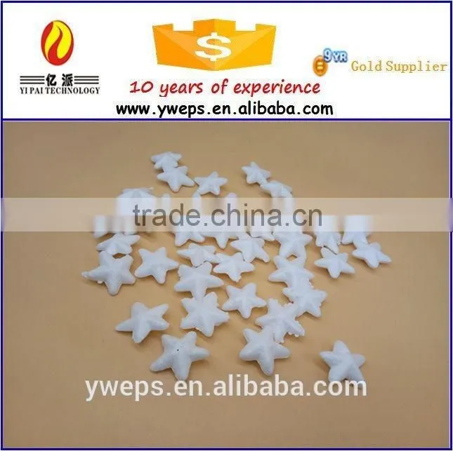 Wholesale foam star shape / white polystyrene foam star model