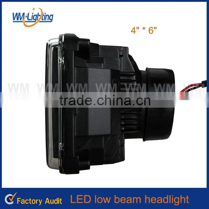 Sealed beam led headlights hi/low truck 4x6 led headlamp low beam