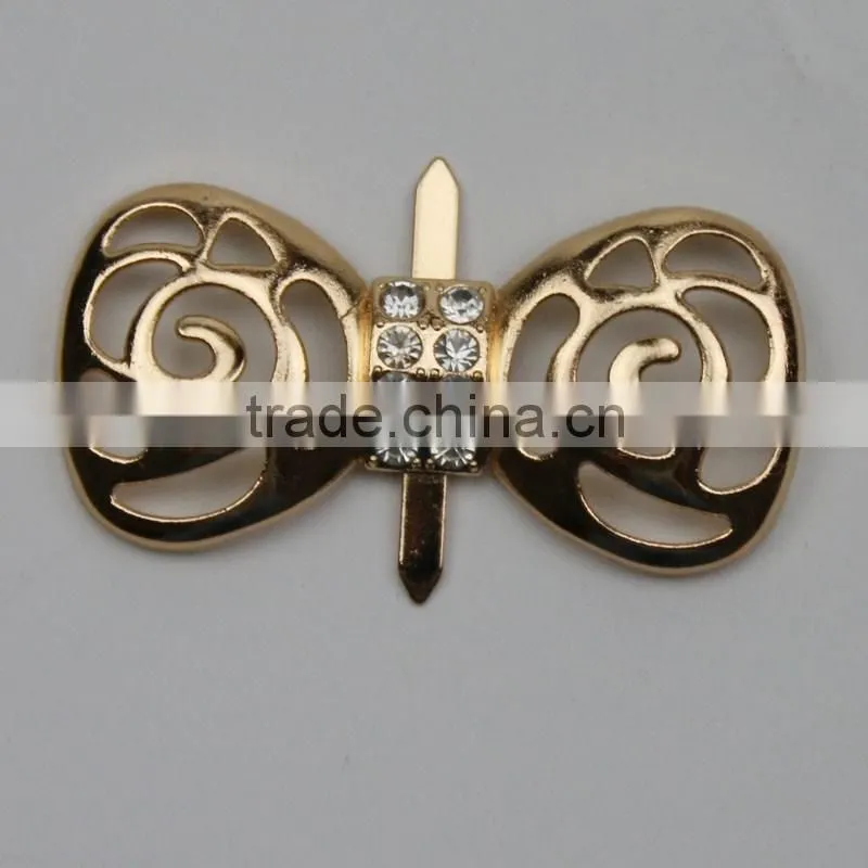 Stylish metal shoe buckle shoe parts accessories