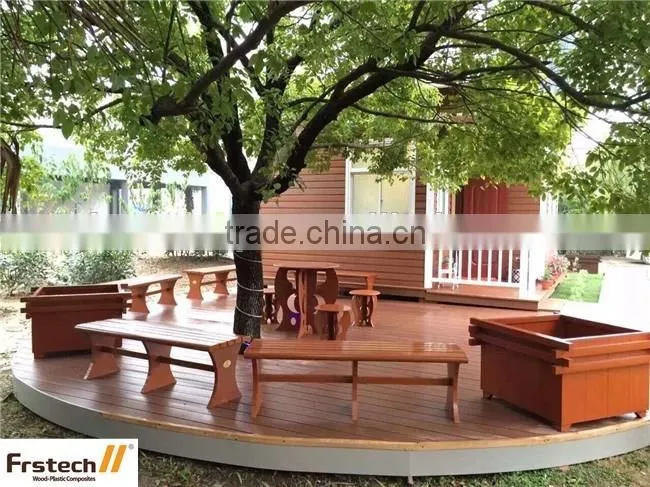 solid wood plastic composite WPC decking