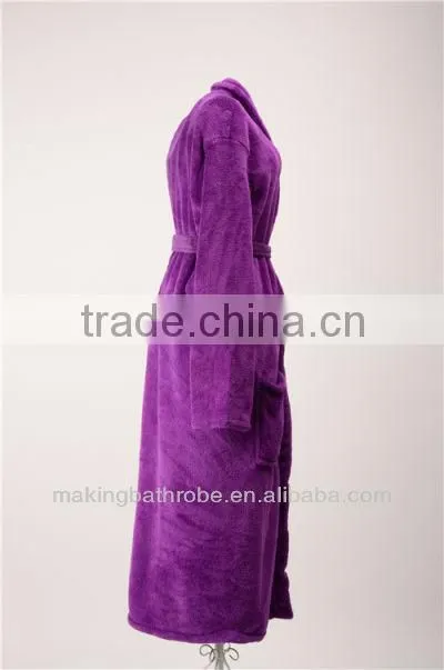 Wholesale 100% coral fleece bathrobe