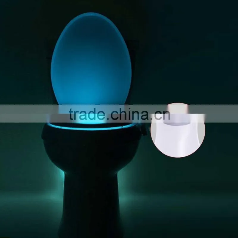 Modern LED sensor motion Activated toilet night light white
