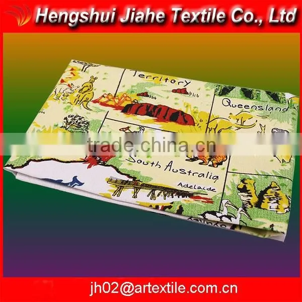 silk screen printing kitchen cotton dish towel