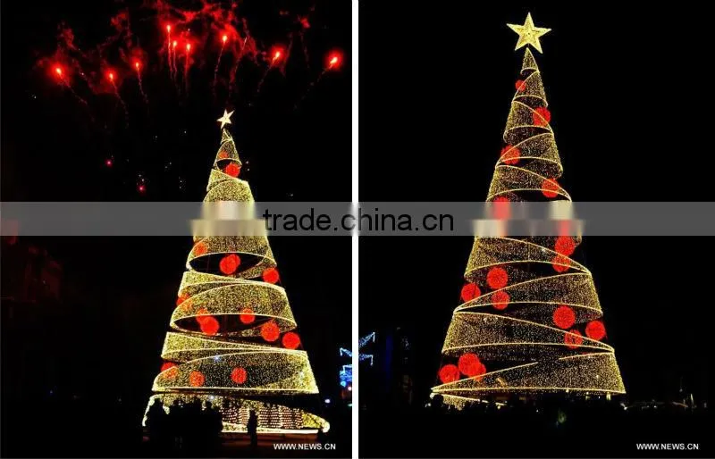 customizable giant outdoor christmas decorative tree