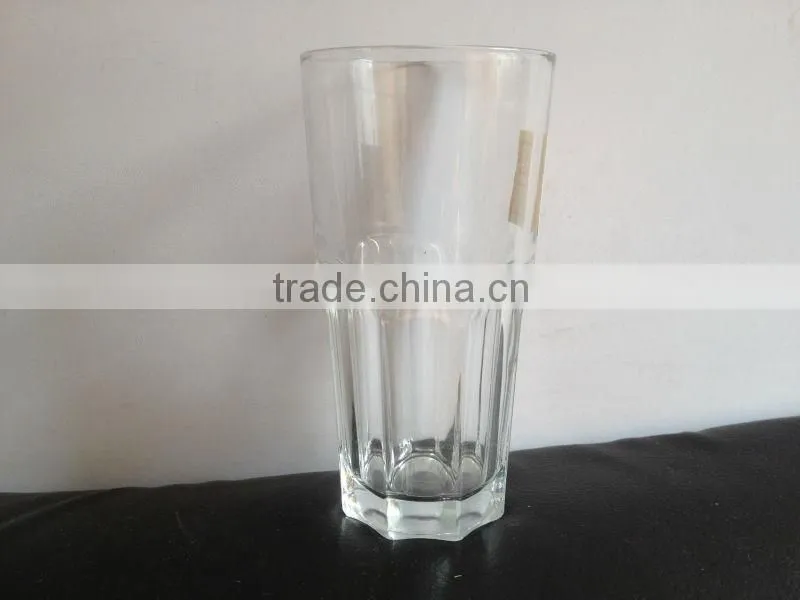 clear glass drinking cup, cylinder glass cup, juice cup, drinking glass