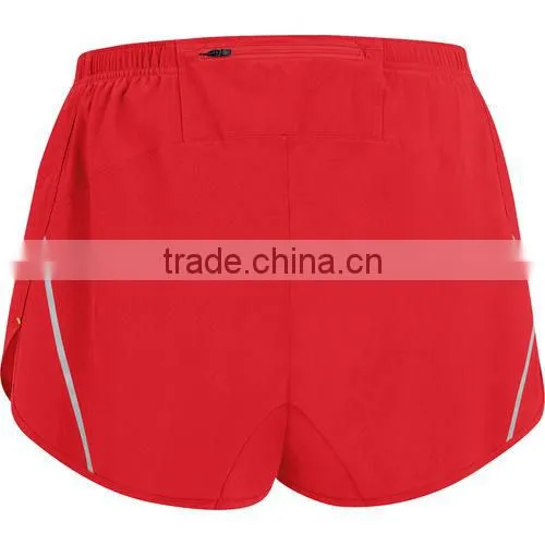 New athlete red running shorts wholesale with OEM service