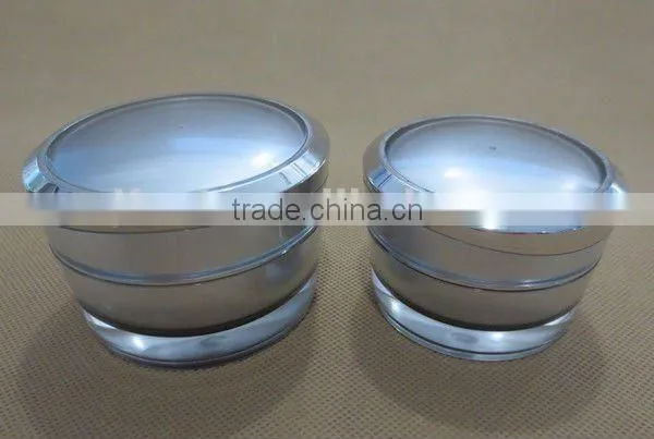 Plastic Cosmetic Packaging, Acrylic Cream Jar and Lotion Pump Bottle