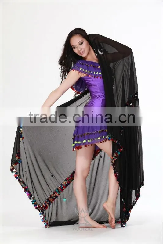 one piece high fashion and elegant belly dance dress, latin costume China Wuchieal QC 2038