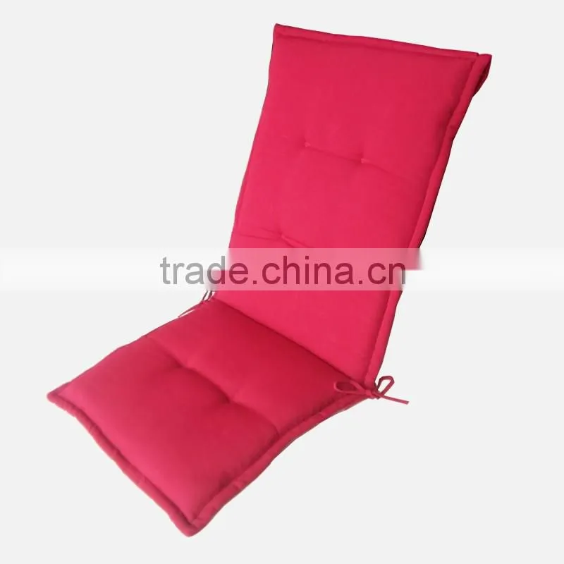 China Supplier Blue High Back Chair Cushion Foam Outdoor Cushion