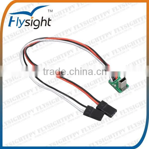F125 Flysight Gopro3 Video Cable With USB For RC Helicopter airplane With Nitro Engine MJX