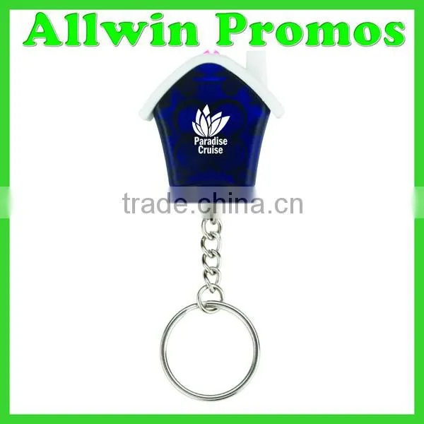 Mini House Flashlight Keychain
