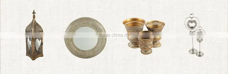 gold silvery metal cake tray made in china