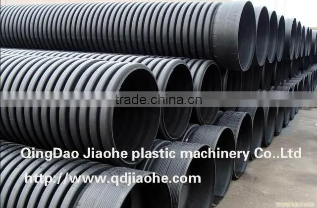 HDPE double wall corrugated pipe production line