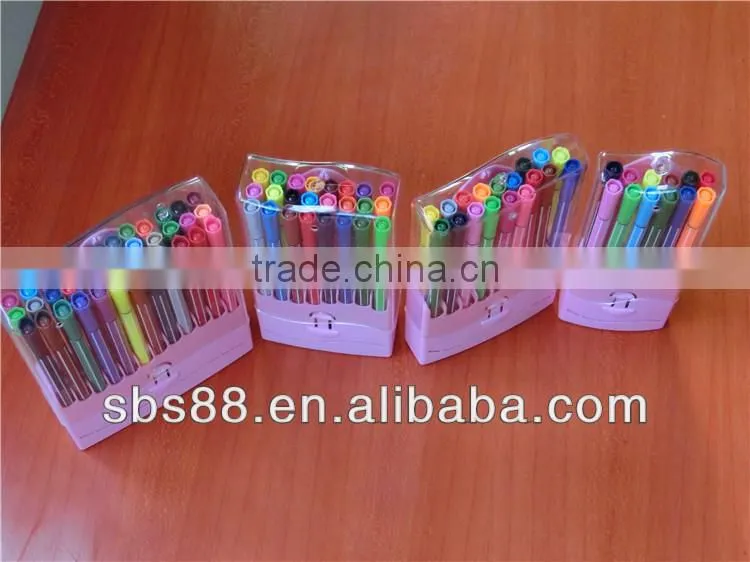 24 color corrugated shape of marker pen