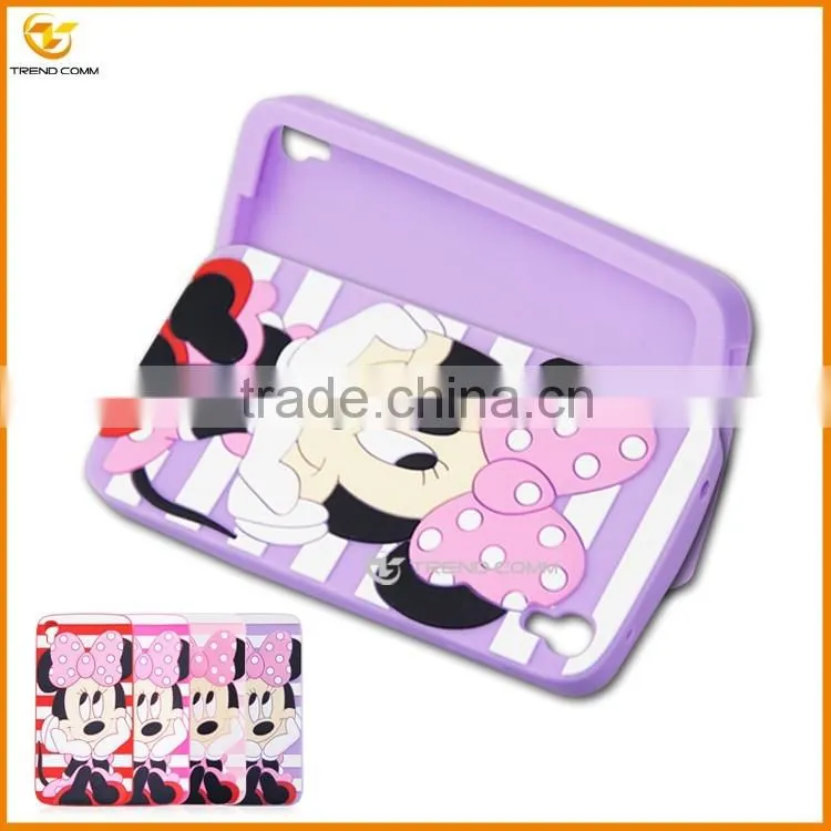 Cute silicon case for Alcatel OT6015