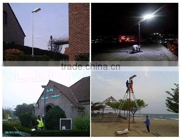 15W solar street light with motion sensor