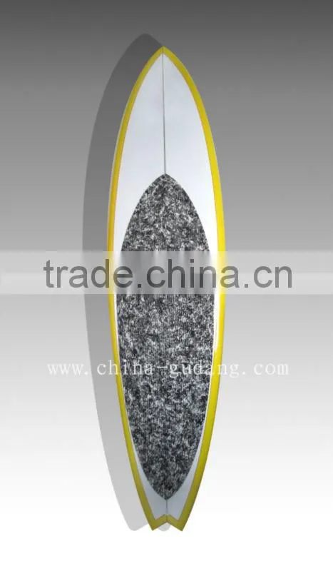 yellow rail supboard fiberglass stand up paddle board EPS sup board surfboard