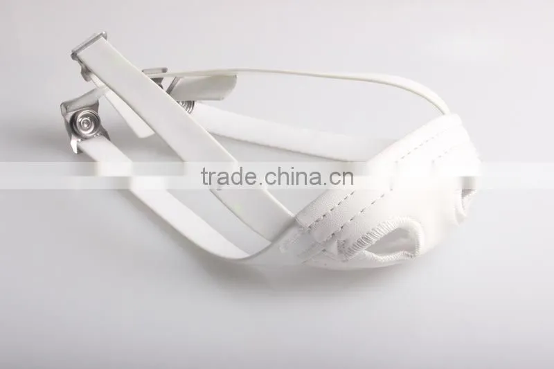 Easy Clean & pure color Football hat Chin Strap with Metal Buckle