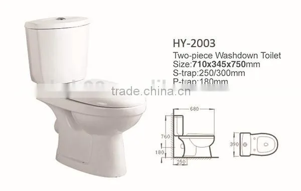 China Sanitary Cheap Washdown Water Closet