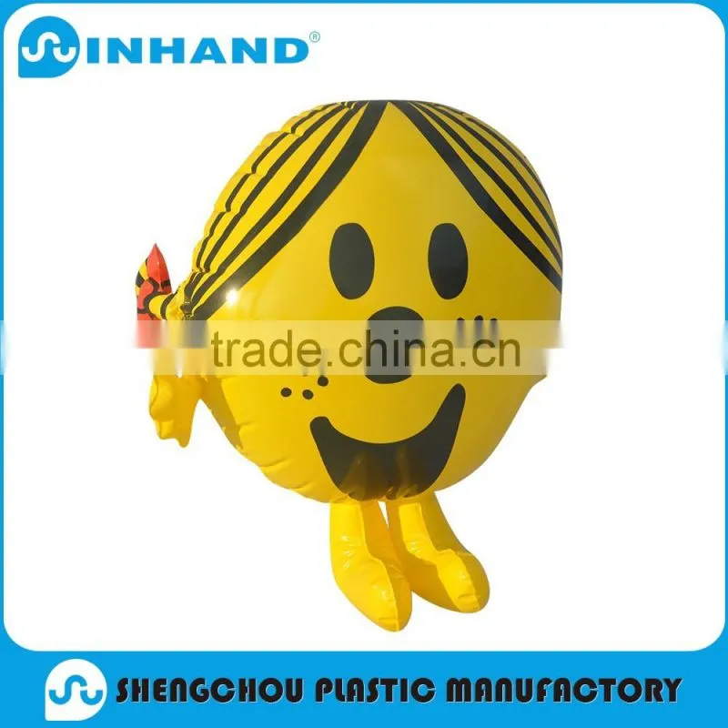 2016 pvc plastic ghost carton toy/swimming water pool toys/promotion pvc inflatable toys
