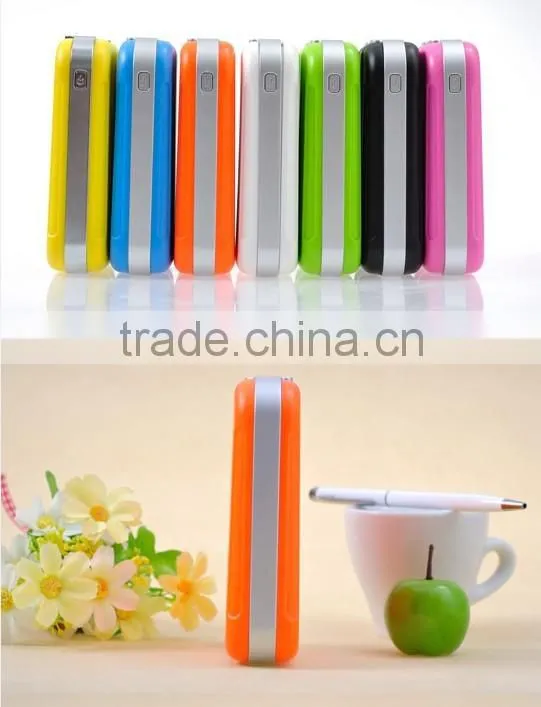 Guoguo 2016 new design suitcase style 8000mah 2A output travel portable power Bank for iphone7