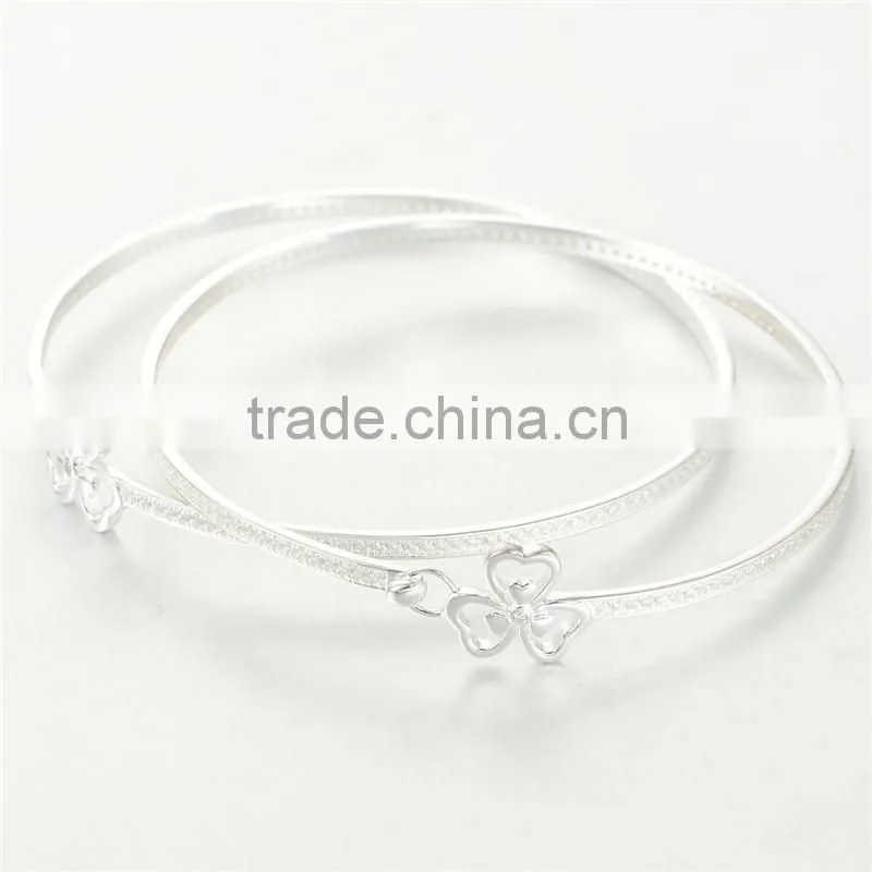Womens 925 Solid Sterling Silver Brand Bangles Latest Design