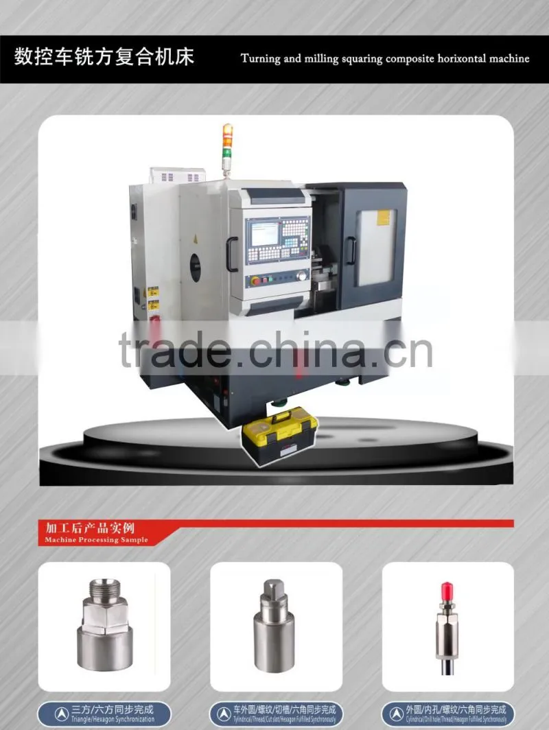 Global After-sales CXF-W40 cnc lathe with turning polygon machine