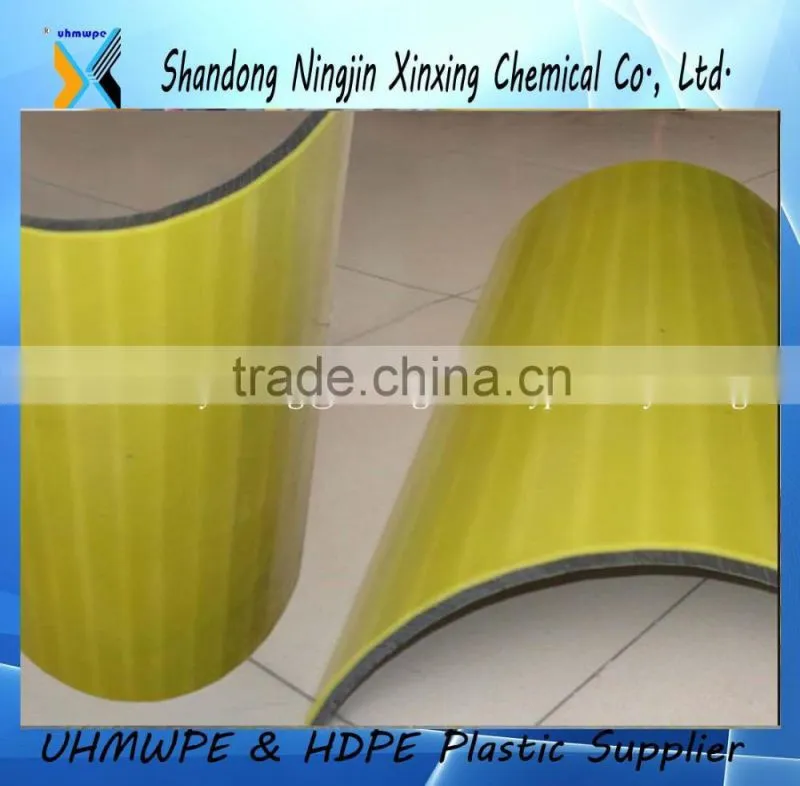 Abrasion resisting UHMWPE plastic truck bed liner/hopper liner