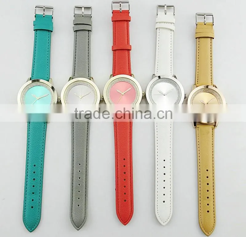 2016 women fashion custom logo watches wholesale,watch genuine leather,watch women leather