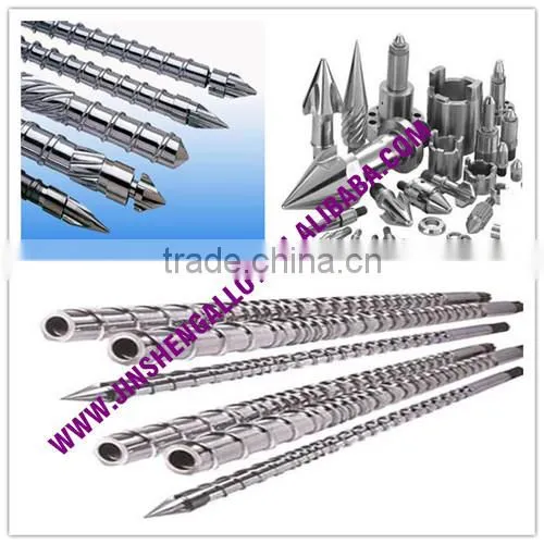 Injection screw barrel assembly parts for PVC PP PE injection molding machine