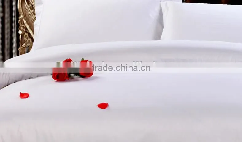 4pcs 100% cotton luxury five star hotel bedding set