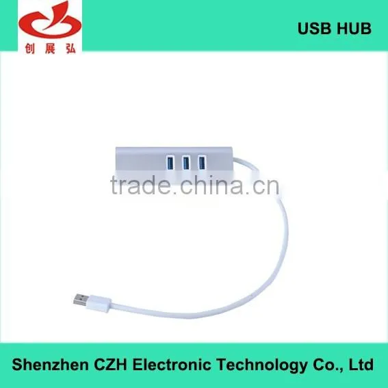 High performance usb 3.0 hub driver hi speed with RJ 45 port, 3 port usb hub to Female Rj45 Gigabit Ethernet LAN Adapter