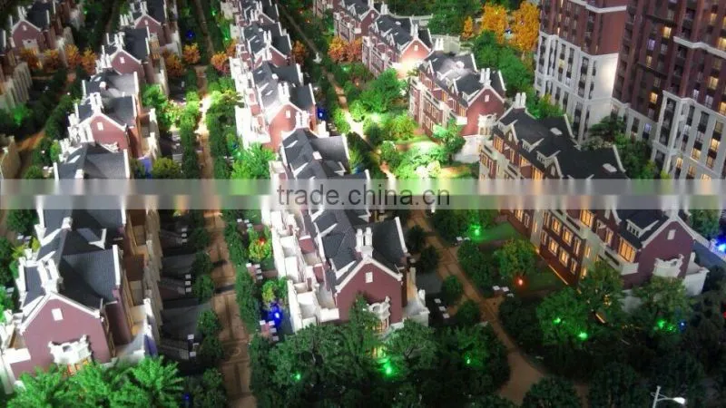 1/100 Apartment buildings maquette architectural scale model maker