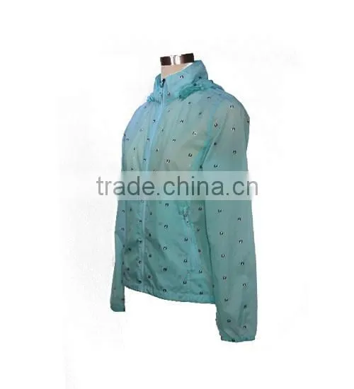 2016 Ladies Outdoor Wear Summer Jacket coat skin