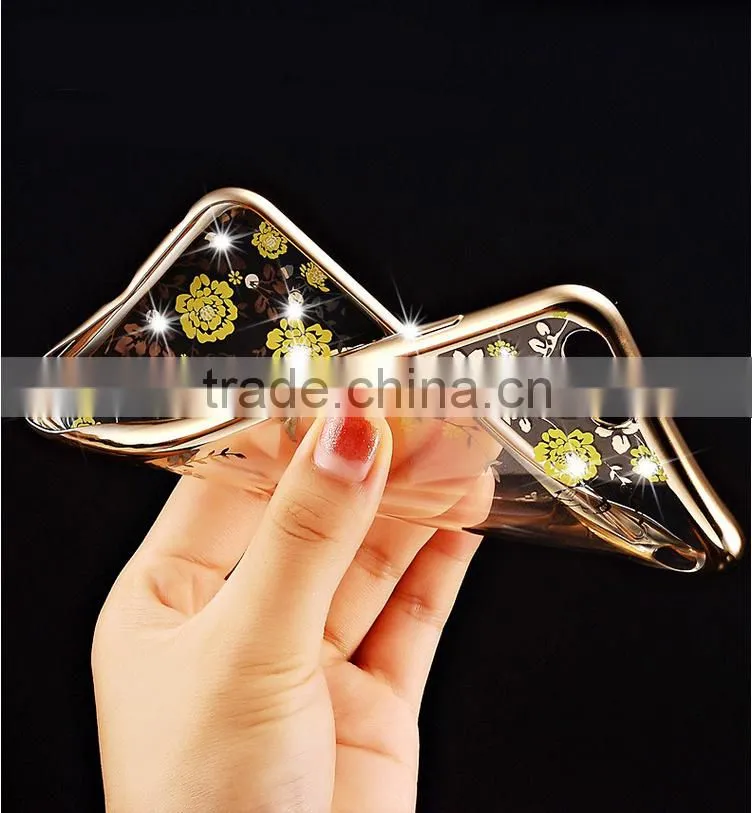 2016 clear plastic cell phone case for iphone 4 5 6 S se C plus 7