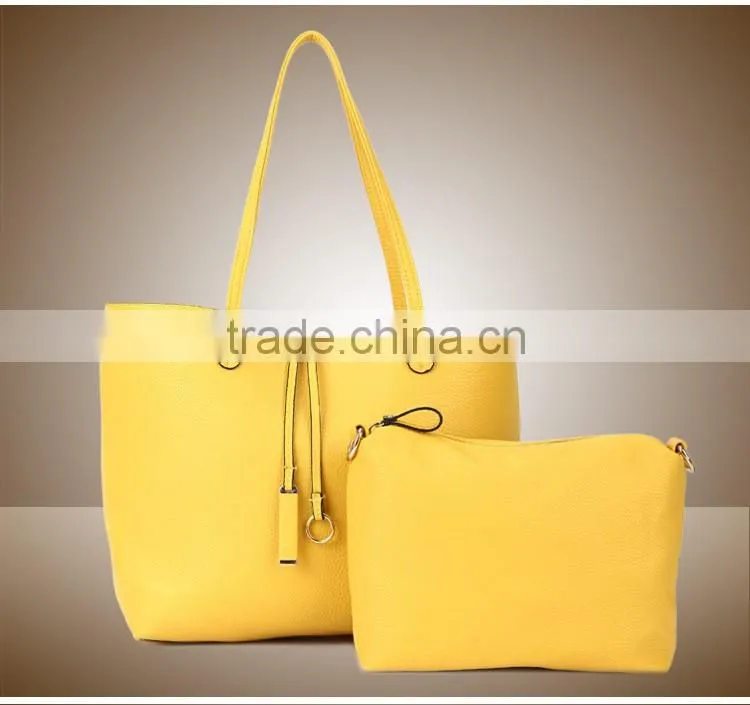 Guangzhou factory bulk the fashion set handbag for lady
