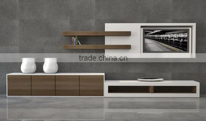 China manufacture gloss lacquer living room furniture corner tv cabinet
