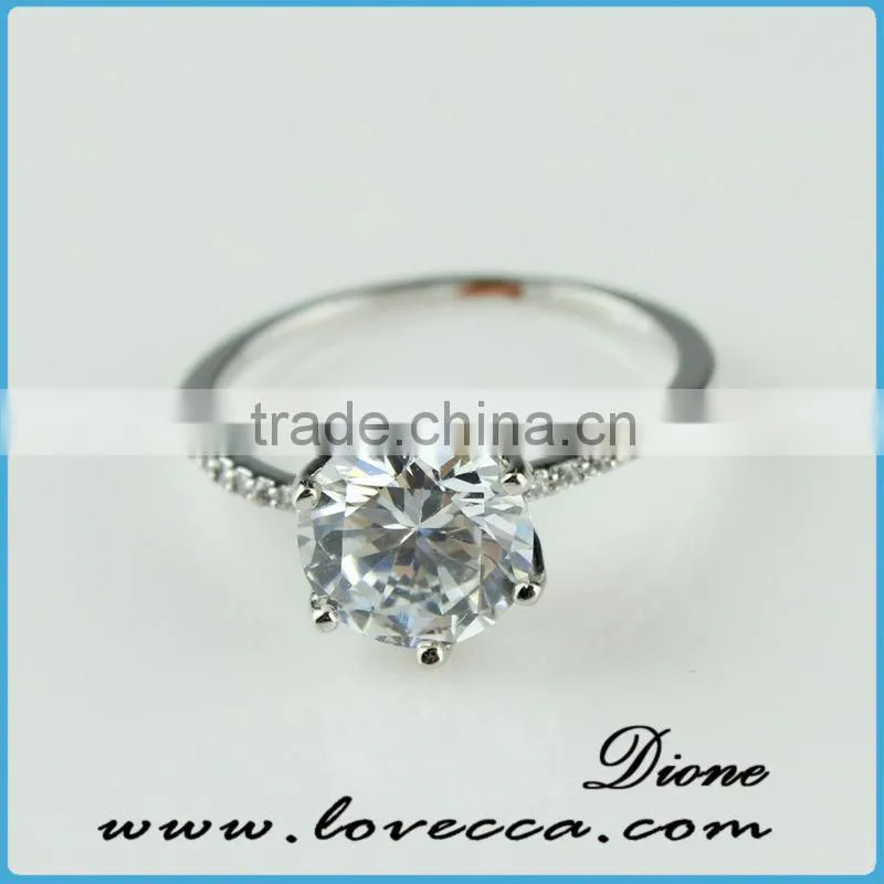 2015 fashion jewelry ring!latest weddingring design !micro pave diamond setting ring-women round zircon ring