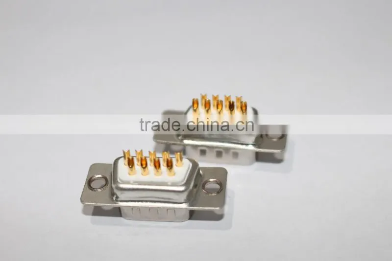 D-sub db connector for wire male 9 pin