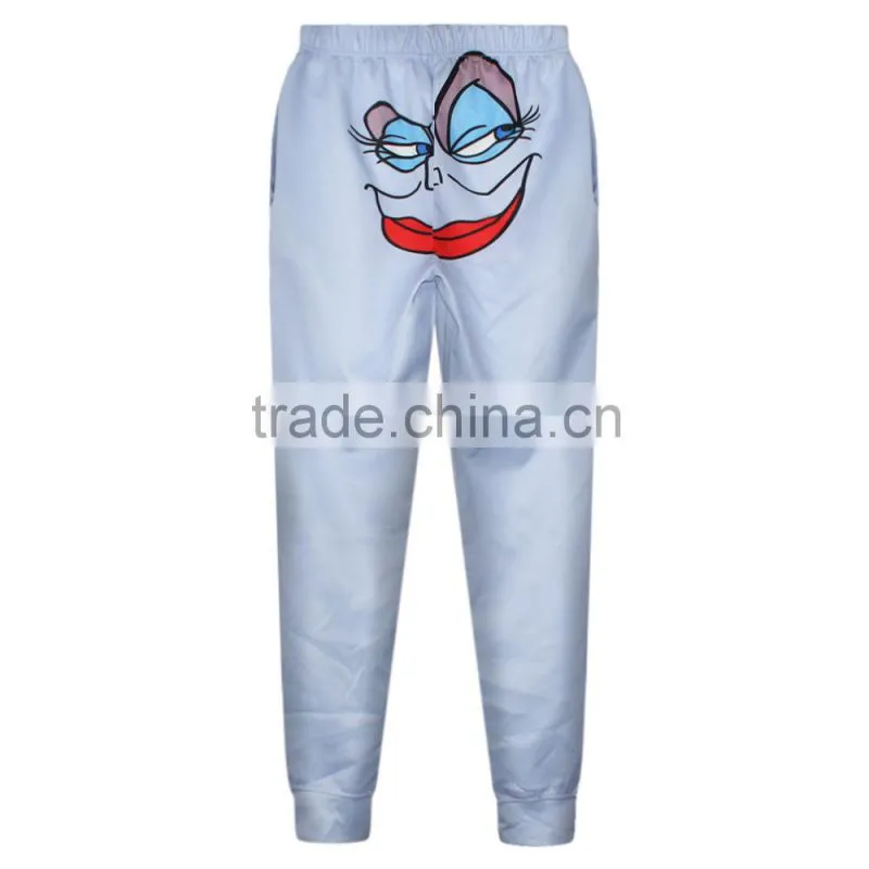 Custom Design sports pants XS-XXL Trousers For Women Cartoon Print N18-16