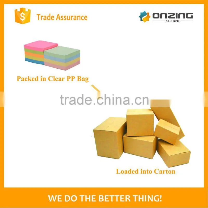 Onzing high quality standard sticky notes