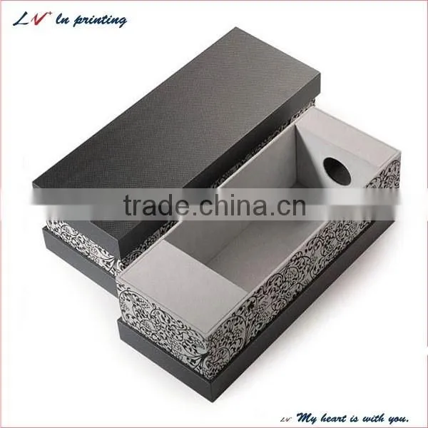high quality black high-end wine box made in shanghai