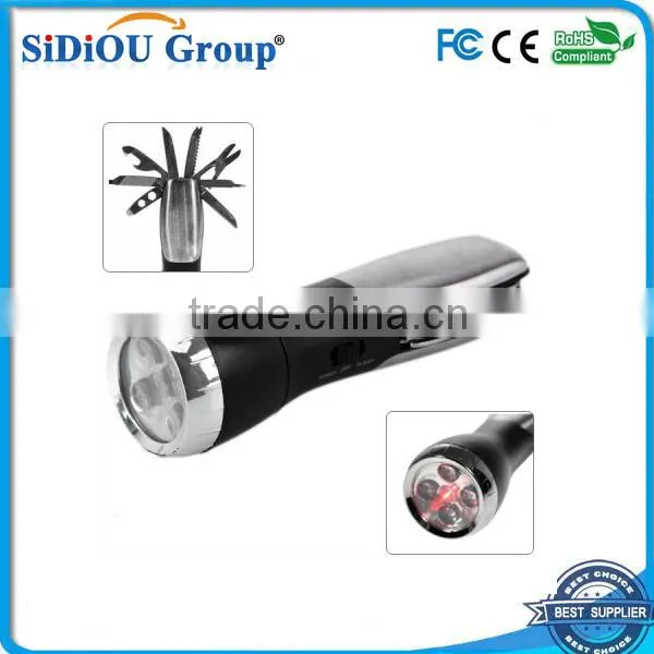 led multifunction emergency flashlight