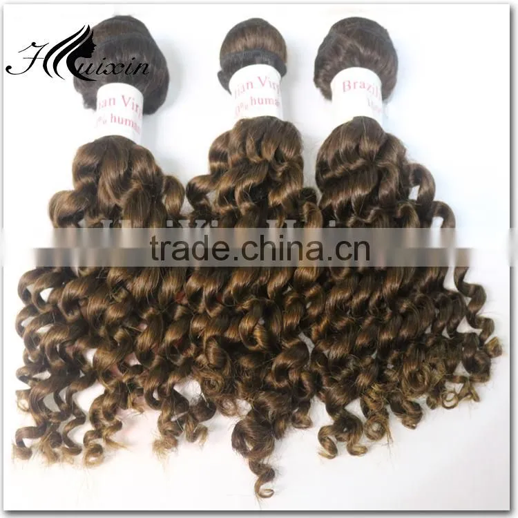 AAAAAA fast shippment high quality weaving color 4 virgin burmese hair