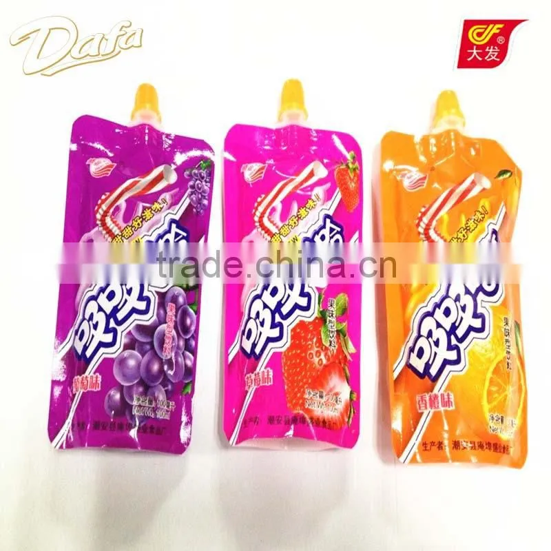 Fruit flavor jelly,jelly drink,fruit jelly candy,suck jelly