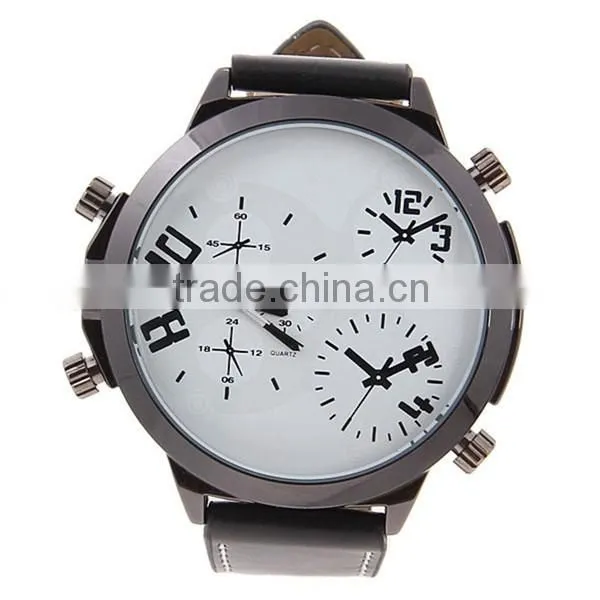 Top Quality Leather Design Personality Sport Watch