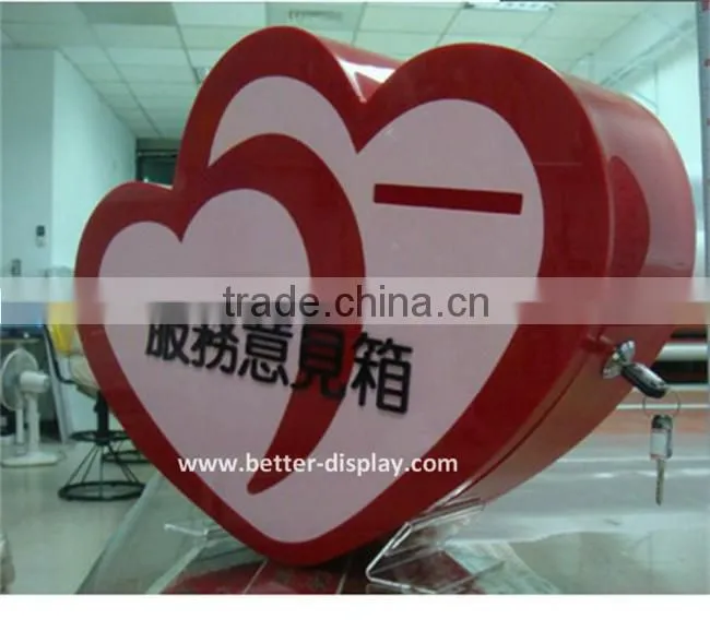wholesale acrylic charity money boxes