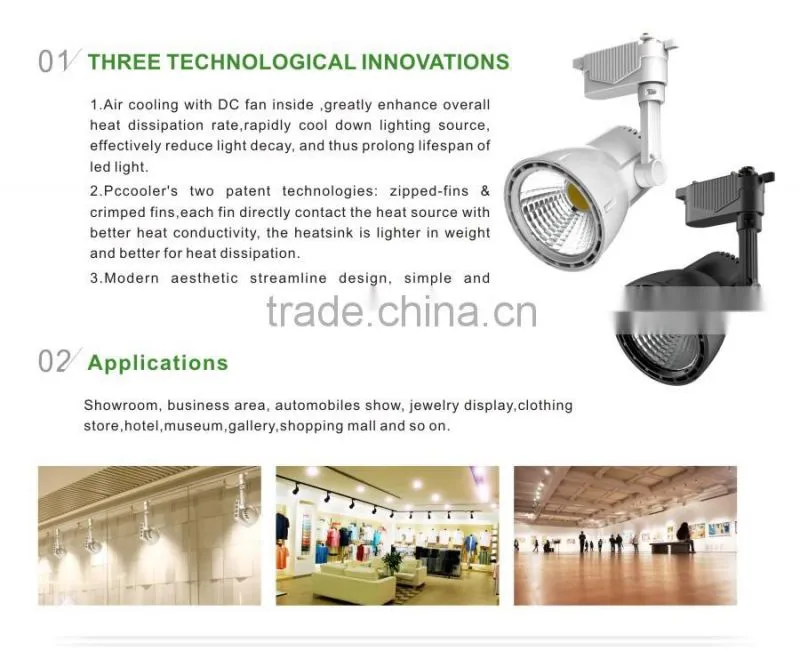 hot sale led lighting 20w led tracking light